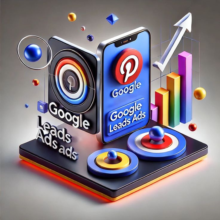 dynamic 3d illustration for google leads ads…